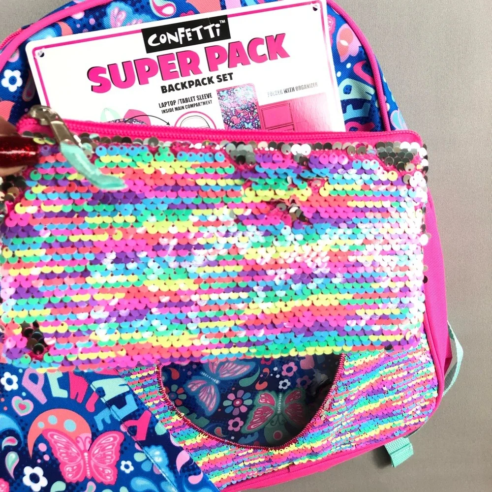 Confetti Super Pack Backpack Set